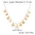 thumbnail image 3 of PISONIC Christmas Necklace Bracelet Set Snowflake Collar Necklace Snowflake Jingle Bell Bracelet Festive X-Mas Christmas Jewelry Sets for Women, 3 of 20