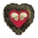 thumbnail image 3 of Estatua de y corazón, artesanía de resina, escultura de terror aterrador, adorno gótico para el hogar, oficina, mesa, Bar, decoraciones de Soledad estatua de amor, 3 of 10