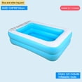 thumbnail image 3 of Inflatable Baby Swimming Pool Children Ocean Pool Portable Kids Basin Bathtub Bath Swim Tubs, 3 of 5