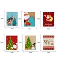 thumbnail image 2 of Pegatinas Navideñas Para Botellas De Vino Dibujos Animados Santa Muñeco De Nieve Etiquetas Adhesivas Para Navidad Decoración De Fiesta De Año Nuevo 6 Uds Cateissary HA038529-00, 2 of 6