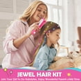 thumbnail image 3 of 24 sparking Hair Gem Stamper Kit ,Hair Accessories for Girls ,Bling Hair Styling Tool, Gem Stapler for Hair, Hair Jewel Stamper for Girls, Washable Hair Chalk Bedazzler Kit for Girl, 3 of 5