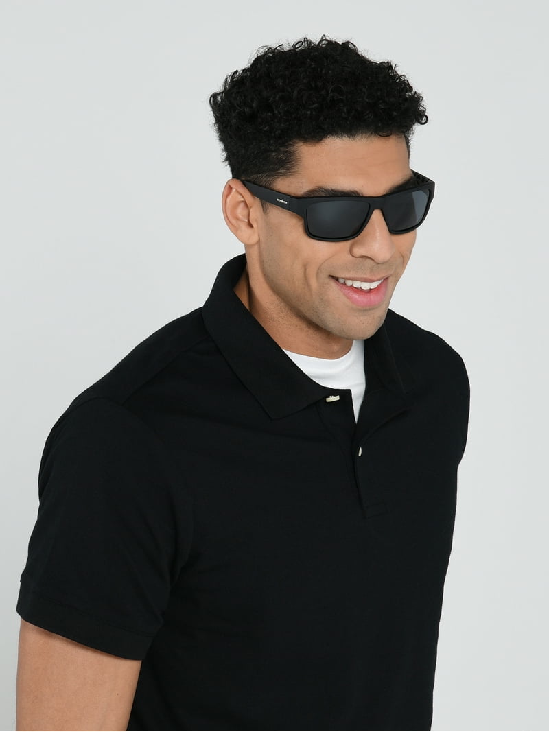 Coleman - たらやん Foster Grant IRONMAN® Black Wrap-Around Men's Polarized