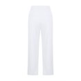 thumbnail image 4 of ZyeKqe Pants for Women High Waisted Casual Summer Straight Leg Solid Color Lounge with Pockets, 4 of 5