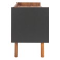 thumbnail image 3 of SAFAVIEH Diara 2-Shelf 2-Door Media Stand Walnut / Black, 3 of 7