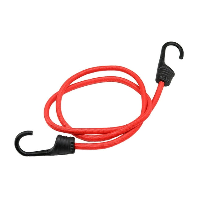 Bungee Cord Elastic Band Strap Multipurpose Motorcycle Rope Bungee Strap Red 100cm
