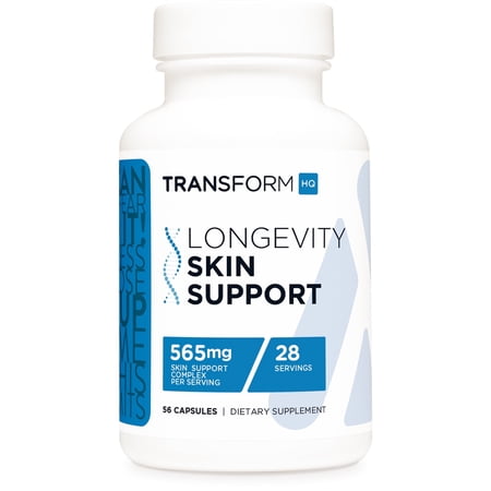 TransformHQ Longevity Skin Support (28 Servings) - 56 Capsules