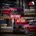 thumbnail image 2 of AMERICAN MODIFIED Armor Grille Compatible with 2021-2023 Ford F150, Glossy Black, 2 of 11