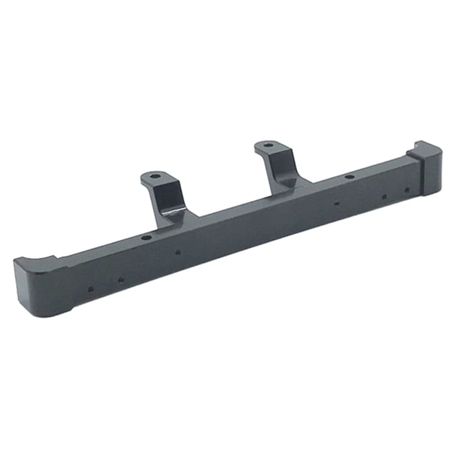 Parachoques delantero Ounissouiy de aleación de aluminio para coche teledirigido 1/12 MN D90 Negro