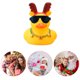thumbnail image 2 of Adornos de pato de goma para coche Squeaky Halloween pequeños patos amarillos (collar de pato) Hugtrwg Libre de BPA, 2 of 8