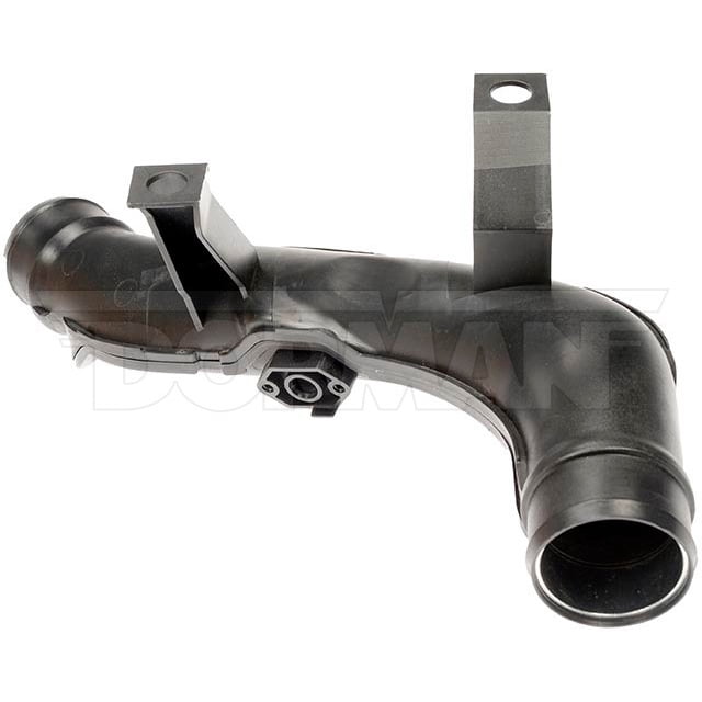 Dorman Turbocharger Intercooler Pipe 667-643 OE Solutions; OE Replacement; Molded Assembly; 17 Inch Length; 2 Ring; 10 PSI Working Pressure; Black; Plastic