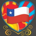 thumbnail image 2 of CafePress - Chilean Heart Maternity Dark T Shirt - Maternity Dark T-Shirt, 2 of 3