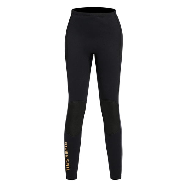 Btafrte Pantalones Divididos Buceo para Mujer 3 Mm Pantalones Neopreno para Adultos (M)