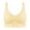 Yellow, variant on Einccm Women's Seamless Wireless Bra Breathable Padded One-Piece Bralette Comfortable Supportive Stretch Underwear for Everyday Sleep Maternity