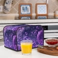 thumbnail image 6 of Yiaed Purple Bubble Abstract Art Print 4 Slice Toaster Dust Cover Bread Machine Oven Dustproof Cover Kitchen Bakeware Protector Dustproof Fingerprint Protection, 6 of 7