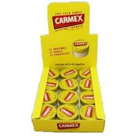 Carmex, Moisturizing Lip Balm - Jar, Count 12 - Lip Balm / Grab Varieties & Flavors