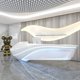 thumbnail image 5 of Cashier Table Reception Desk Office Shop Counter Preacher Podium Beauty Institute Counter Mostrador Negocio Furniture My Lux Decor Round, 5 of 6