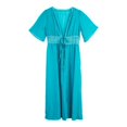 thumbnail image 3 of Wsevypo Women Solid Color Long Beach Kimono Cardigan Open Front Bikini Swimsuit Cover Up, 3 of 5