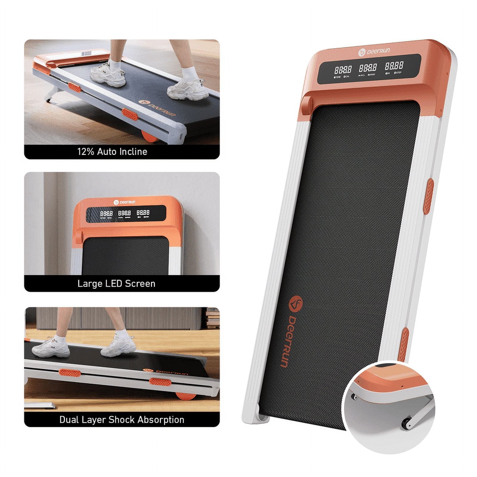 DeerRun Z10 12% Auto Incline Smart Walking Pad Treadmill