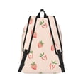 thumbnail image 3 of Daiia Strawberries Vintage Canvas Backpack for Men and Women ,Hiking Backpack,Travel Laptop Bag for School,Large Capacity Backpack, 3 of 8