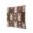 thumbnail image 3 of Iauyy Spring Couch Pillowcases 16x16 (Set of 2) Cotton fleece Pillow Covers for Bed Sofa Living Room, Adorable Animals, 3 of 6