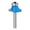 R 1 4, variant on Multiple Size Rounding Over Router Bit 6.35mm Milling Cutter For Smooth And Accurate Edges Finishing
