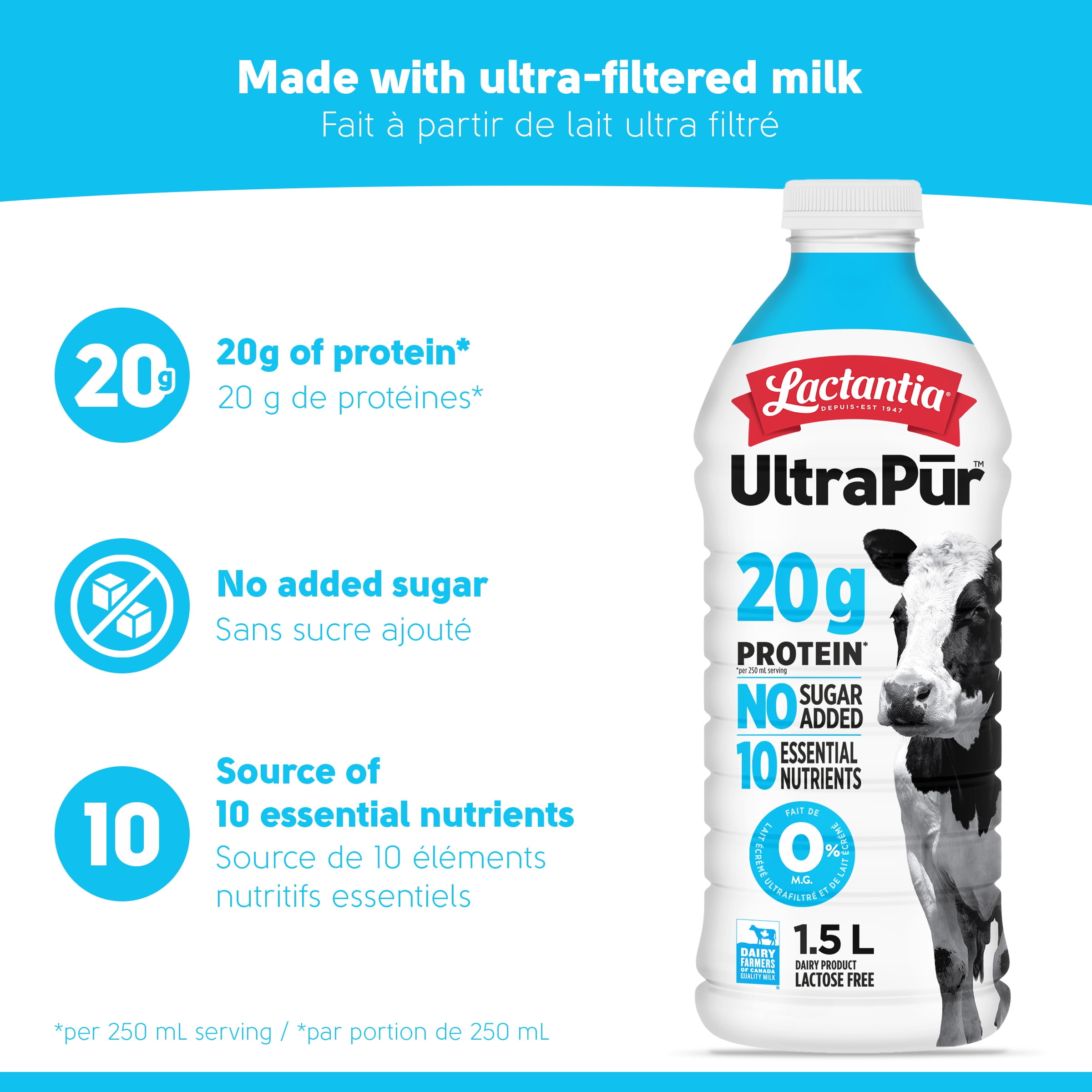 Lactantia UltraPur Skim Milk LF, 1.5L