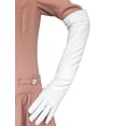 thumbnail image 5 of Guantes de simulación de mujer Forro sedoso de cuero Largo sobre el codo Manopla elegante 50CM - Negro S Kuyhfg Bienvenido a Kuyhfg, 5 of 5