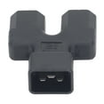 thumbnail image 2 of Adaptador de corriente IEC320 C20 a doble IEC320 C21 1 en 2 salida C20 macho a doble C21 hembra Adaptador de corriente IEC320 resistente al calor para salida Ups, 2 of 8