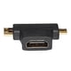 thumbnail image 5 of Adaptador Hdmi 1 x adaptador convertidor de 90° hembra compatible con Mini Micro HDMI macho 2 en 1, 5 of 7
