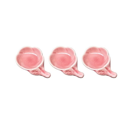 

Sauce Dish Plate Bowl Ceramic Seasoning Dipping Flower Vinegar Soy Container Condiment Server Tasting Floral Appetizer