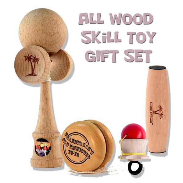 BTK003 TK16 Master Kendama Red Classic Wooden Skill Toy 