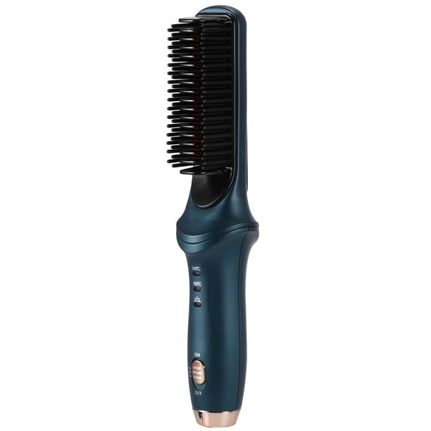 Vogacara Peine de pelo Peine anti-escaldado Curling Hair Iron Turmalina Ceramic Hair Curler Brush con tecnología de calefacción PTC para Cuidado del cabello Vogacara CE002493-00