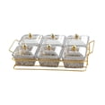 thumbnail image 5 of Baoblaze Candy Nut Serving Container Dried Fruit Tray with Lid for Candy Snacks Fruit 6 Grids, 5 of 8