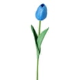 thumbnail image 1 of Naiovety 10X flor artificial PU Real Touch ramo falso flores boda interior decorativo hogar cumpleaños vacaciones florero Flores artificiales Azul, 1 of 6