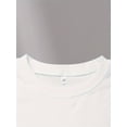 thumbnail image 4 of T-shirt Garçon avec Motif de Craie de Cire et Impression de Lettres Colorées, Col Rond Manches Courtes Doux et Polyvalent, 4 of 7