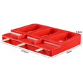 thumbnail image 4 of Molde De Silicona Para Paletas De 3 Cavidades, Molde Para Helado Reutilizable, Soporte Para Bandeja De Paletas Diy, Suministros De Cocina Monstrate HA035177-00, 4 of 6