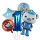thumbnail image 5 of 5 piezas de globos de aluminio con temática de Octonauts para decoraciones de fiesta de cumpleaños de niños y niñas, globos con números de 30 pulgadas, suministros de decoración para baby shower, 5 of 5