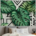 thumbnail image 2 of GOSMITH Tropical Green Banana Leaf Tapestry for Living Room Bedroom Dorm Decoration Painting, 2 of 6