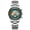 AD2551 Green, variant on Men's Chronograph Watch 37mm Japanese Quartz 100M Waterproof Stainless Steel Bubble K1 Crystal Gift for Men