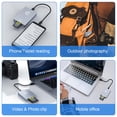 thumbnail image 2 of CFexpress Type A and SD Dual-Slot Memory Card Reader, 10Gbps USB 3.2 Gen 2 Type A CFexpress Adapter Memory Card Reader with USB C to USB C/USB A Cable,Compatible with Wi, 2 of 8
