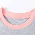 thumbnail image 5 of NIEWTR Toddler Girl Summer Outfitst Bow Cross Print Short Sleeve Tshirt Tops with Ruffle Shorts Set Baptism Clothes(Grey,6-7 Years), 5 of 9