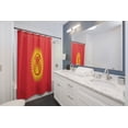 thumbnail image 2 of Kyrgyzstan Flag Premium 71"x74" Waterproof Shower Curtain for Stylish Bath Decor, 2 of 2