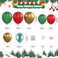 thumbnail image 2 of Kit de arcos con forma de guirnalda con globos, 98 unidades, rojo, verde y dorado, navideño, 2 of 7
