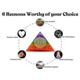 thumbnail image 2 of Chakra Protection Pyramid Car Accessories - Orgonite Pyramids for Car Interior, 2 of 5