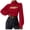Claret, variant on Lovskoo 2024 Cropped Sweaters for Women Winter Trendy Cut Out Long Sleeve Turtleneck Sweater Top Pink
