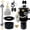 Black, variant on 7PCS Cup Accessories Set for 40oz & 30oz Tumbler, Water Bottle Boot Handle Strap, Silicone Straw Cover, Daisy Pompom Charms, Cup Protection Kit for Travel & Daily Use