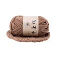 thumbnail image 1 of Hand-knit Woven Thread Thick Basket Blanket Braided DIY Crochet Cloth Fancy Yarn, 1 of 10