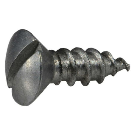 

#6 x 3/8 Aluminum Slotted Oval Head Sheet Metal Screws (48 pcs.)