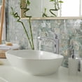thumbnail image 5 of 24 pegatinas de azulejos de cerámica engrosadas PET, impermeables, autoadhesivas, para cocina, baño, mármol, decoración del hogar, pegatinas de pared de cristal, 5 of 5
