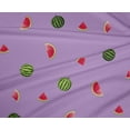 thumbnail image 4 of oneOone Tissu Polyester Lycra Imprimé Fruit Melon D\'eau BTY 56 Pouces de Large, 4 of 4